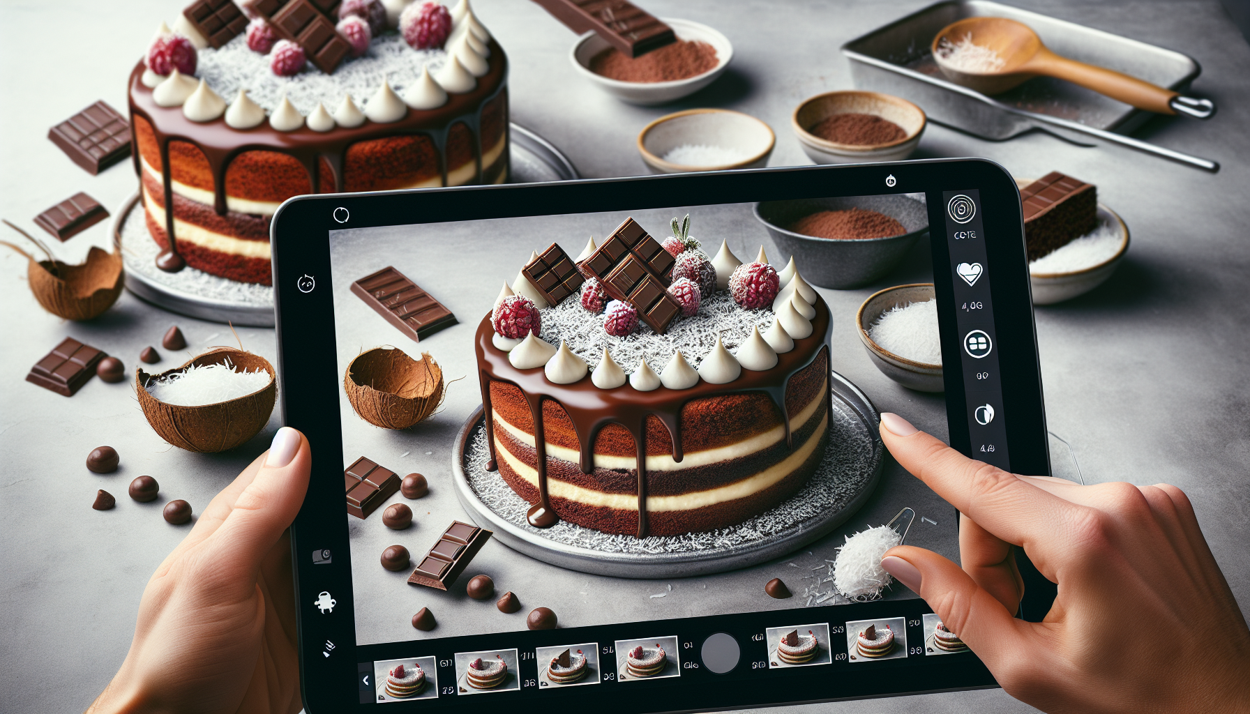 torta cioccolato e cocco